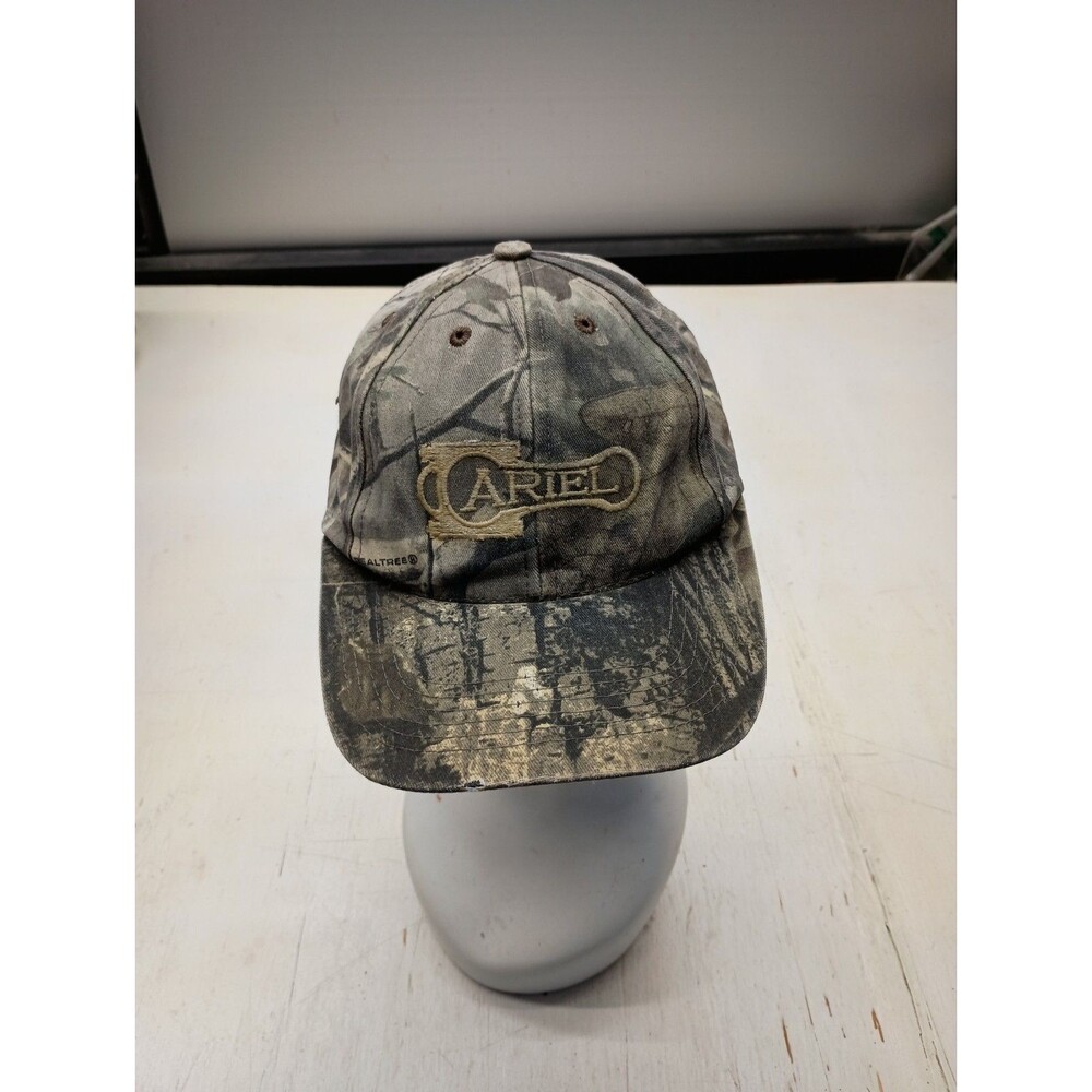Vintage Ariel Corp. Cap Realtree Camo Hat StrapBack Hunting Fishing Made in USA